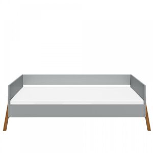 BELLAMY Lotta detská posteľ FARBA: matná šedá/drevo, ROZMER PRODUKTU: šírka 80 cm