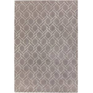 ASIATIC LONDON Nexus Fine Lines Silver - koberec ROZMER CM: 160 x 230