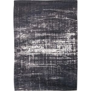 LOUIS DE POORTERE Mad Men Griff 8655 White On Black - koberec ROZMER CM: 170 x 240