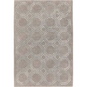 ASIATIC LONDON Nexus Octagon Silver - koberec ROZMER CM: 120 x 170