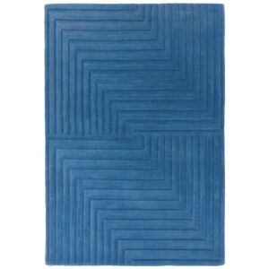 ASIATIC LONDON Form Blue - koberec ROZMER CM: 120 x 170