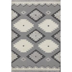 ASIATIC LONDON Alfresco Monty Black Cream Tribal - koberec ROZMER CM: 200 x 290