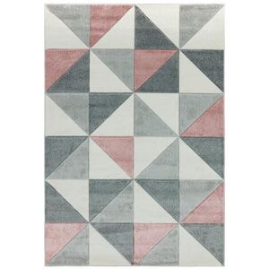 ASIATIC LONDON Sketch SK05 Cubic Pink - koberec ROZMER CM: 160 x 230