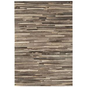ASIATIC LONDON Gaucho Stripe Dark Grey - koberec ROZMER CM: 120 x 170
