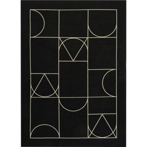 CARPET DECOR - Signet Black - koberec ROZMER CM: 160 x 230