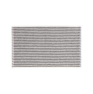 MOOD SELECTION Kúpeľňový koberec Bono White/Black - koberec ROZMER CM: 50 x 80