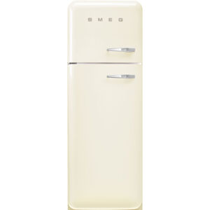 SMEG 50's Retro Style FAB30 kombinovaná chladnička s mrazákom hore krémová + 5 ročná záruka zdarma