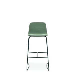 FAMEG Hips - BSTM-1802/1 - barová stolička Farba dreva: kov čierna, Čalúnenie: koža L2