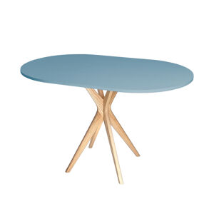 RAGABA Jubi Oval jedálenský stôl FARBA: nebeská modrá