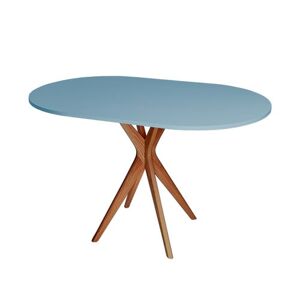 RAGABA Jubi Oval Oak jedálenský stôl FARBA: nebeská modrá