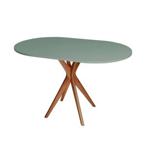 RAGABA Jubi Oval Oak jedálenský stôl FARBA: olivová zelená