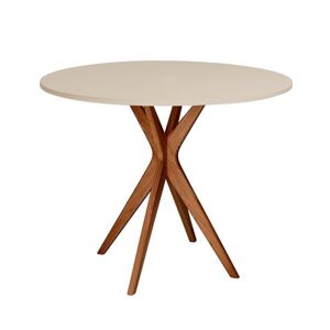 RAGABA Jubi Round Oak jedálenský stôl FARBA: hnedobéžová