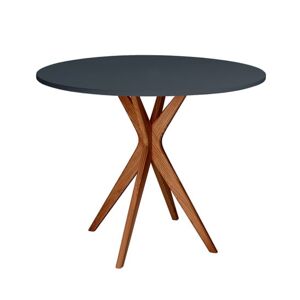 RAGABA Jubi Round Oak jedálenský stôl FARBA: grafitová