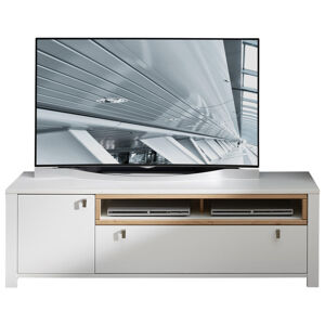 Landscape TV DIEL, buk, biela, farby buka, 192/58/47 cm